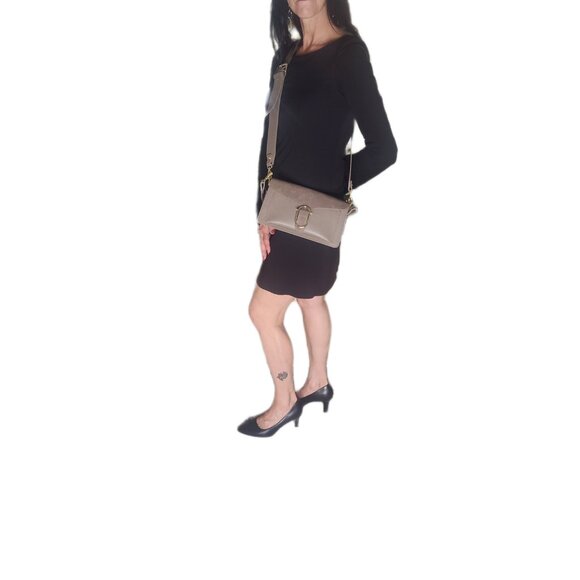 Charlie Leather "Zilvia" Small Olive Green Suede Textured Leather Bag - NWT - Picture 12 of 14